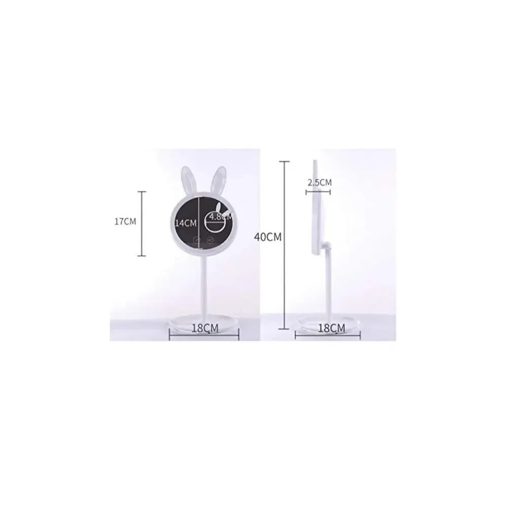 Rabbit led Makeup Mirror with Light Intelligent